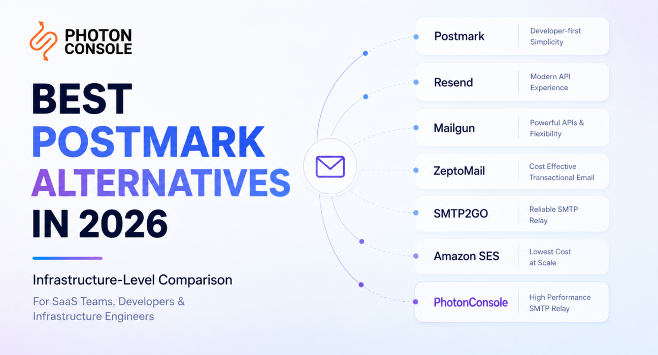 Postmark alternatives infrastructure comparison for transactional email providers in 2026