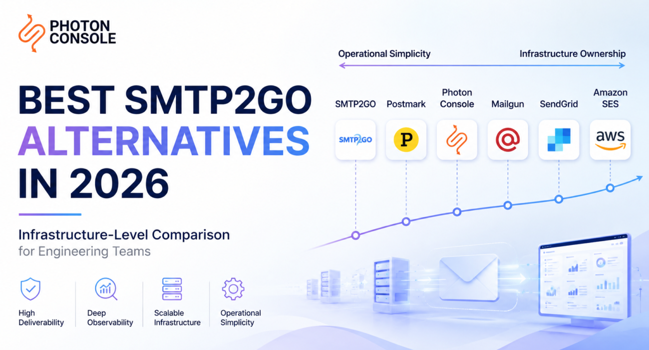 Best SMTP2GO alternatives infrastructure comparison for transactional email relay providers in 2026