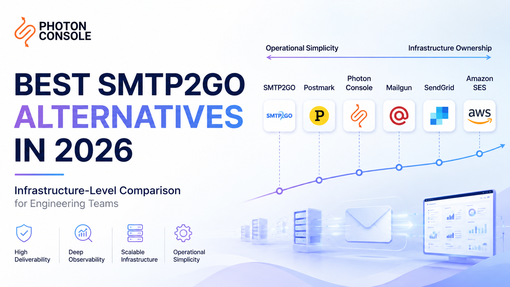 Best SMTP2GO alternatives infrastructure comparison for transactional email relay providers in 2026