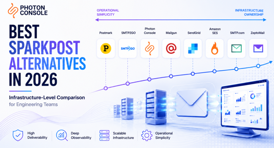 Best SparkPost alternatives comparison for transactional email infrastructure and SMTP relay providers in 2026