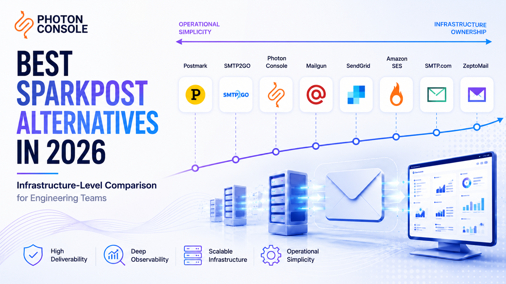 Best SparkPost alternatives comparison for transactional email infrastructure and SMTP relay providers in 2026